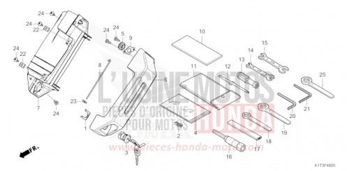 TOOL/TOOL BOX CRF300LAM de 2021